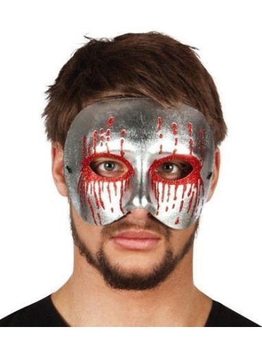 Máscara ensanguentada - de alta qualidade, ideal para carnaval, festas temáticas e eventos especiais.